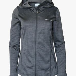 Columbia Women's Lightweight Hoodie Heather Grey Size Large EUC